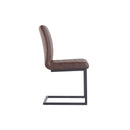 Modern Stella Brown Stitch Dining Chair by Lavishway | Dining Chairs-32875