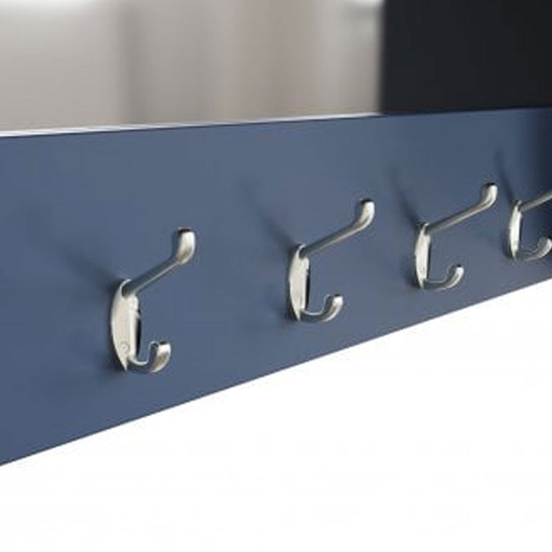 Rutland Blue Painted Hall Bench Top by Lavishway | Hall Trees-33750