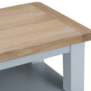 Tattershall Oak Top Coffee Table in Grey by Lavishway | Coffee Tables-35944