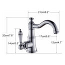 Traditional Style Single Lever Bathroom Tap by Lavishway | Bathroom Faucet-48948