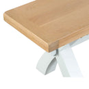 Tattershall Oak Seat Small Dining Bench by Lavishway | Dining Benches-33017