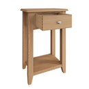 Guildford Solid Oak Telephone Table by Lavishway | Side Tables-31917