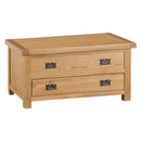 Chunky Oak Blanket Box With Satin Finish by Lavishway | Benches & Storage Benches-32604