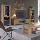 Rapallo 2 Doors Display Cabinet Wine Rack by Lavishway | Wine Racks-29343