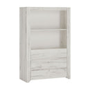 Angel Oak 3 Drawers Cupboard With Open Shelf by Lavishway | Cupboards & Cabinets-30383
