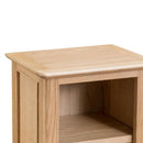 Nordic Oak Small Narrow Bookcase by Lavishway | Book Shelves and Cabinets-32199