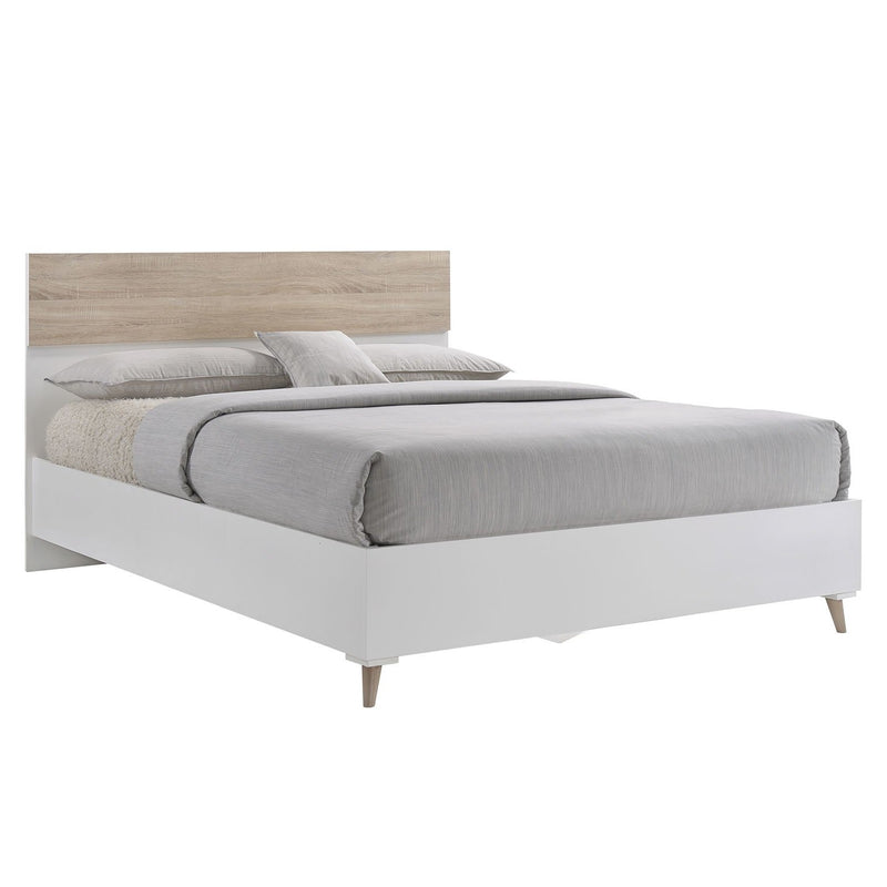 Stockholm Matt White King Size Bed by Lavishway | Wooden Beds-35687