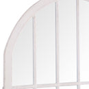 Arched White Large Window Mirror by Lavishway | Wall Mirrors-36105