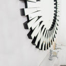 Contemporary Round Modern Starburst Mirror by Lavishway | Wall Mirrors-38763