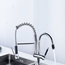 Chrome Rotatable Pull Down Spray Kitchen Tap by Lavishway | Kitchen Faucets-48682