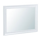 Tattershall Oak Top Large White Wall Mirror by Lavishway | Contemporary Mirrors-33056