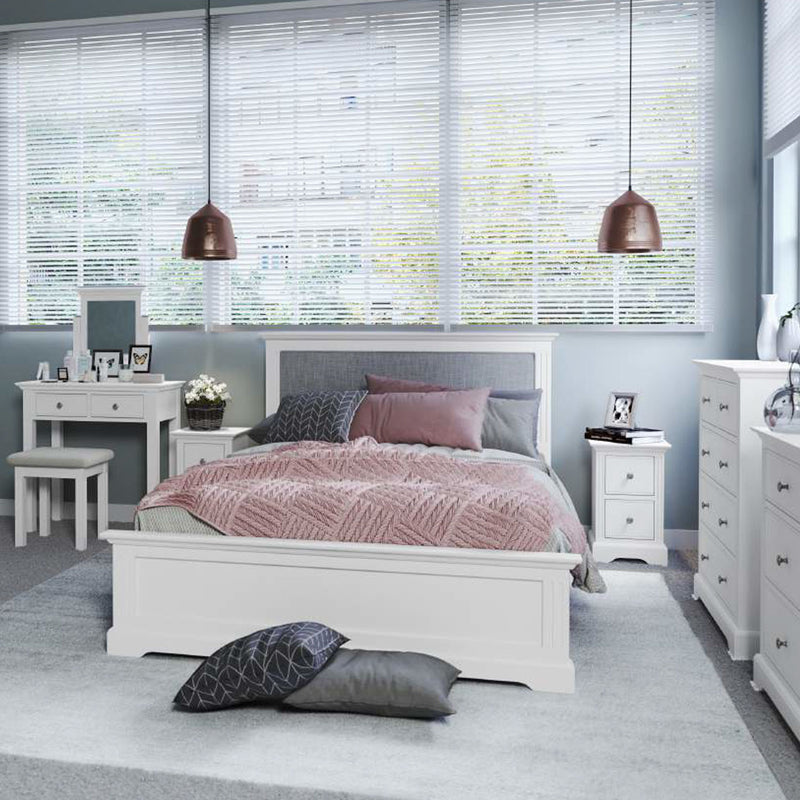 Bolton White Painted Dressing Table by Lavishway | Dressing Tables-31515