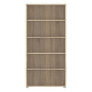 Prima Oak Finish 4 Shelves Bookcase by Lavishway | Book Shelves and Cabinets-29286
