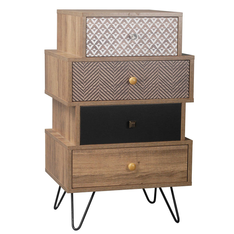 Casablanca Chest of 4 Solid Wood Drawers by Lavishway | Chest Of Drawers-35451