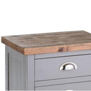 Byland 3 Drawer Bedside Table In Grey by Lavishway | Bedside Tables-40092