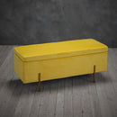 Lola Velvet Storage Ottoman Bench by Lavishway | Benches & Storage Benches-35678