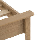 Nordic Classic Style Oak Bed Frame by Lavishway | Wooden Beds-32351