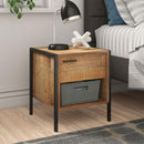 Hoxton 1 Drawer Bedside Cabinet by Lavishway | Bedside Tables-35260