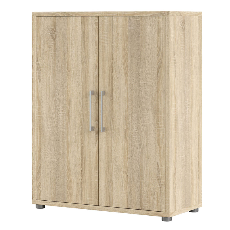 Prima Oak Finish 2 Doors Cabinet by Lavishway | Filing Cabinets-29045