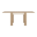 Lyon Oak And White Extendable Dining Table by Lavishway | Dining Tables-29552