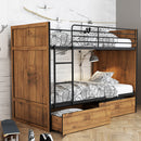 Rocco Vintage Bunk Bed With Underbed Storage by Lavishway | Ottoman Beds-37760