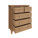 Guildford Solid Oak 3 Chest Of Drawers by Lavishway | Chest Of Drawers-32134