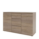 Nova Truffle Oak Finish 3 Drawers Sideboard by Lavishway | Sideboards-30077