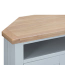 Tattershall Oak Top Corner TV Unit in Grey by Lavishway | TV Units Cabinets-35940