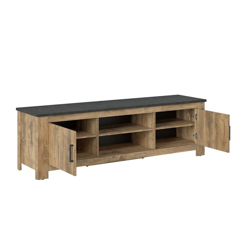 Rapallo Chestnut Finish 2 Doors TV Unit by Lavishway | TV Units Cabinets-28628