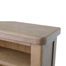 Heirloom Solid Oak 2 Wicker Storage Bookcase by Lavishway | Book Shelves and Cabinets-35894