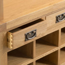 Chunky Oak 2 Cabinets Monks Bench by Lavishway | Benches & Storage Benches-32503