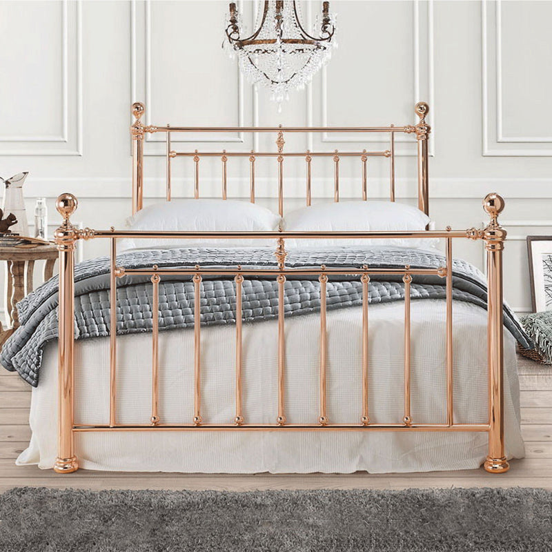Alexander Contemporary Metal Bed by Lavishway | Metal Beds-31604