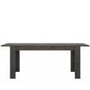 Zingaro Dining Table with 6 White Chairs by Lavishway | Dining Table Set-42356