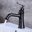 Oil Rubble Black Copper Bathroom Sink Tap by Lavishway | Bathroom Faucet-48855