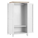 Tattershall Oak Top Full Hanging Wardrobe by Lavishway | Wardrobe-32940