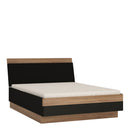 Monaco Stirling Oak and Matt Black Bed Frame by Lavishway | Wooden Beds-29932