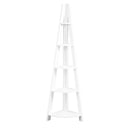 Tiva Contemporary Corner Ladder Bookcase by Lavishway | Book Shelves and Cabinets-28378