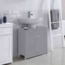 Alaska Grey Wooden 2 Doors Vanity Unit by Lavishway | Cupboards & Cabinets-30878