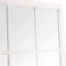 Leaner White Contemporary Window Mirror by Lavishway | Contemporary Mirrors-31215