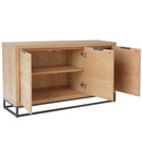 Swellegant Industrial Oak 3 Doors Sideboard by Lavishway | Sideboards-36630