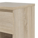 Naia Oak Finish 1 Drawer Bedside Cabinet by Lavishway | Bedside Tables-29439