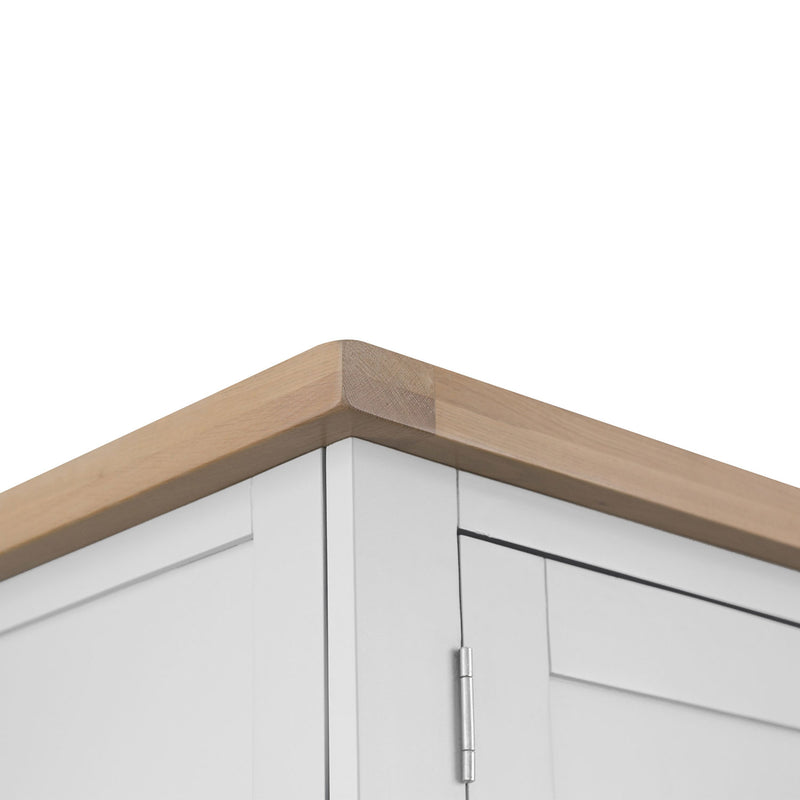 Tattershall Oak Top Large 3 Door Wardrobe by Lavishway | Wardrobe-32922