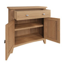 Guildford Solid Oak 2 Doors Small Sideboard by Lavishway | Sideboards-36710