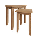 Guildford Solid Oak Nest Of 2 Table by Lavishway | Nest of Tables-31983