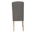 Upholstered Dark Grey Dining Chair Set of 2 by Lavishway | Dining Chairs-36170