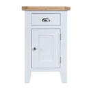 Tattershall Oak Top Small Cupboard in White by Lavishway | Cupboards & Cabinets-33007