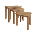 Guildford Solid Oak Nest Of 3 Table by Lavishway | Nest of Tables-31975