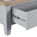 Tattershall Oak Top Large Wardrobe in Grey by Lavishway | Wardrobe-33001