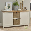 Cotswold Cream 2 Door Sideboard by Lavishway | Sideboards-35405
