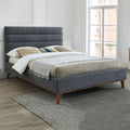 Mayfair Sprung Slatted Fabric Bed by Lavishway | Fabric Beds-26936